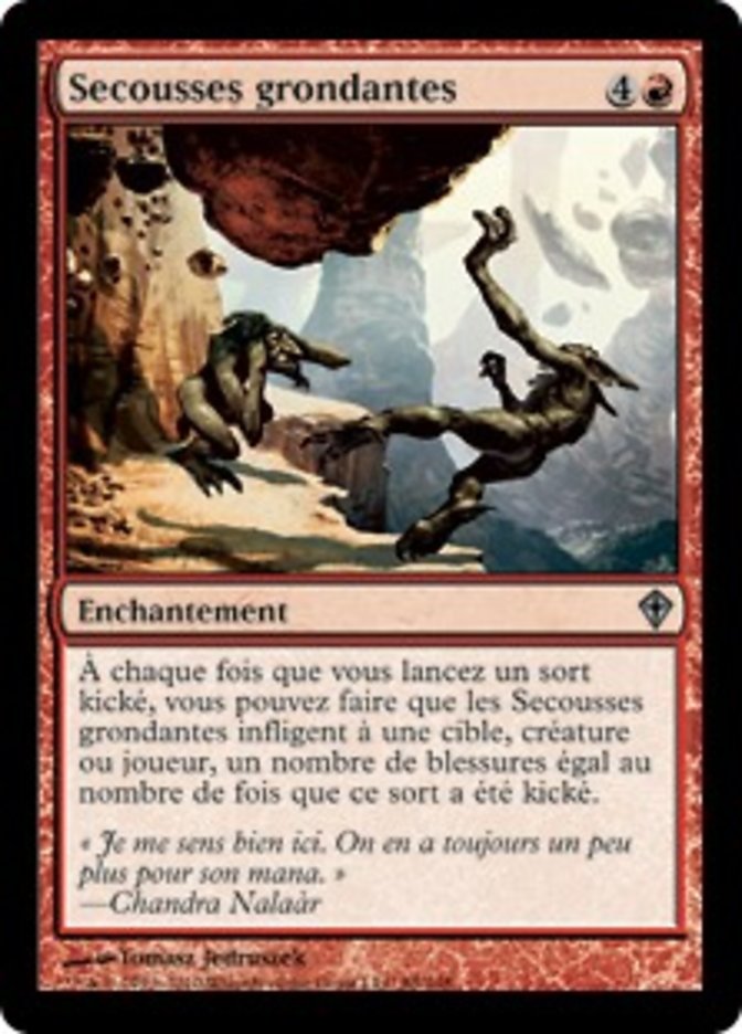 image Secousses grondantes