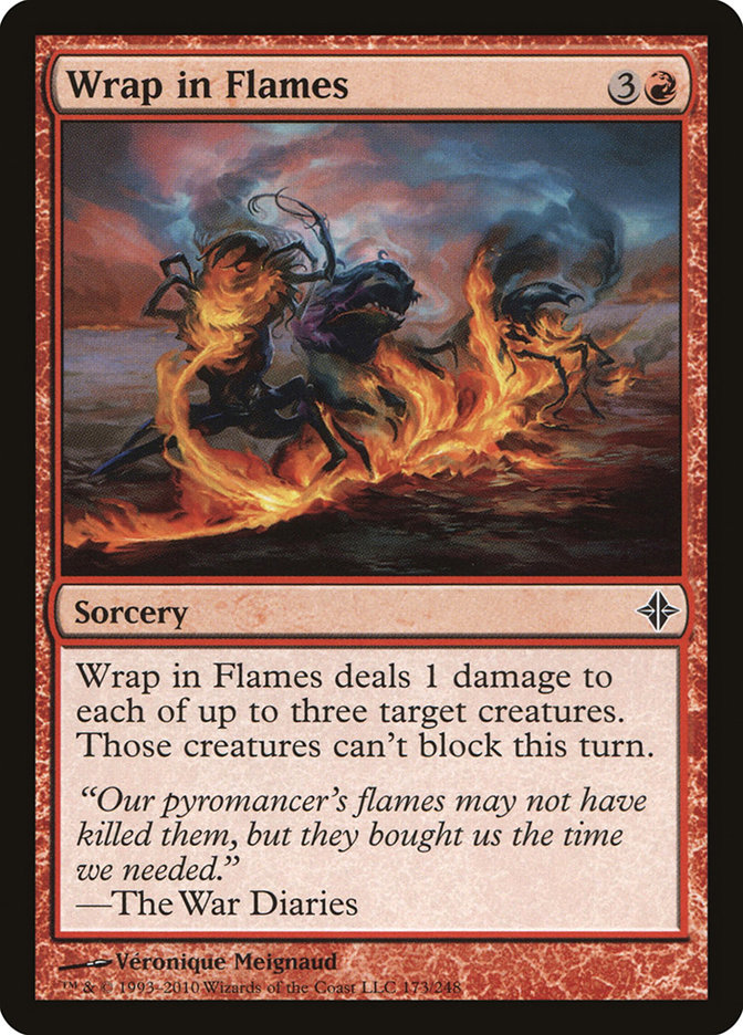 image Wrap in Flames