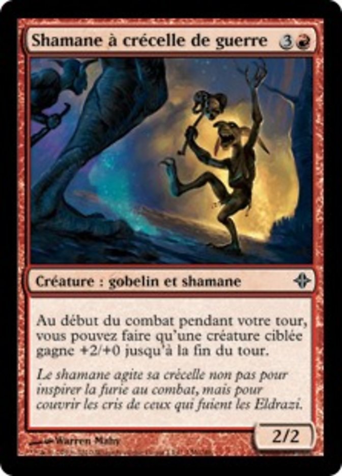 image Shamane à crécelle de guerre