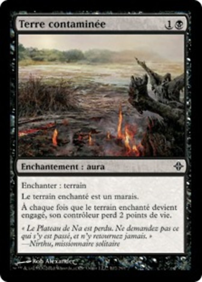 image Terre contaminée