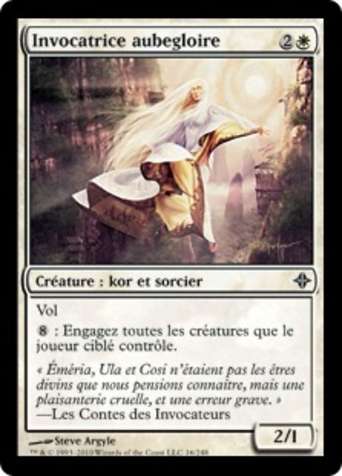 image Invocatrice aubegloire