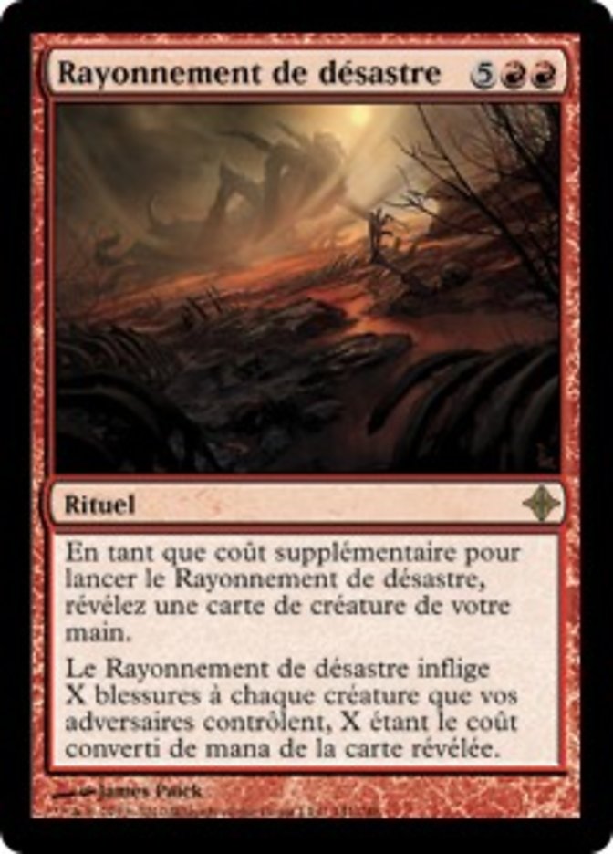 image Rayonnement de désastre