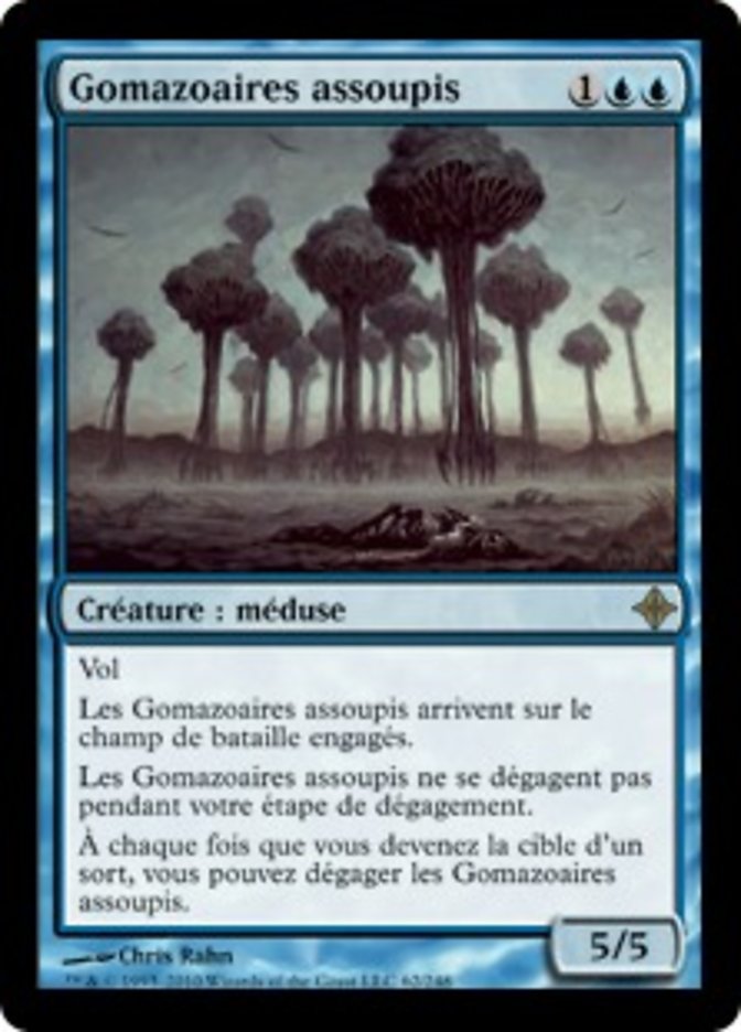 image Gomazoaires assoupis