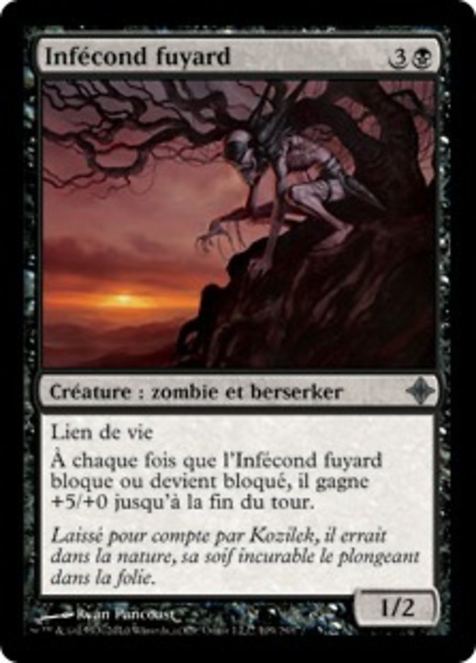 image Infécond fuyard