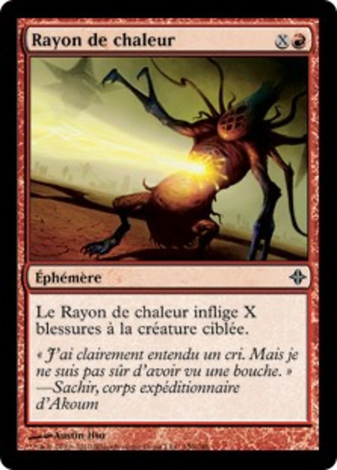 image Rayon de chaleur