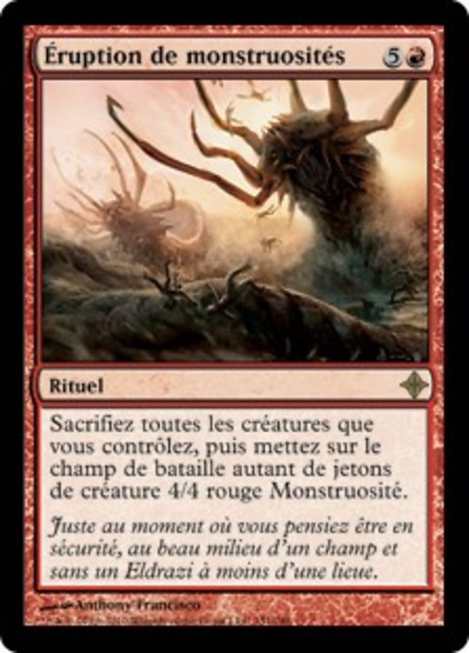 image Éruption de monstruosités