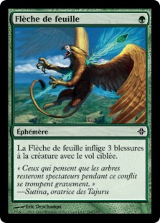 image Flèche de feuille