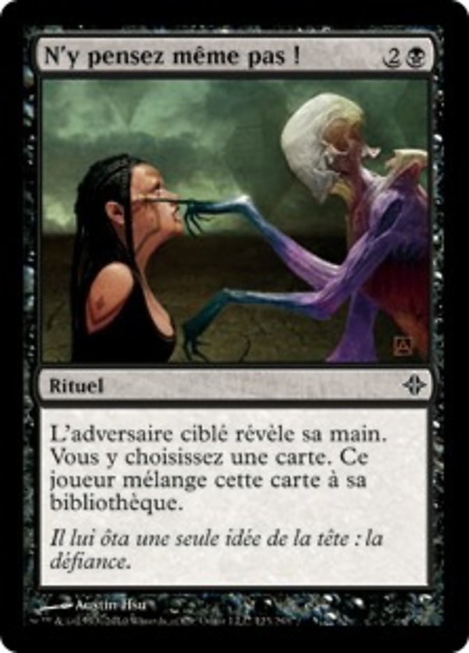 image N'y pensez même pas !