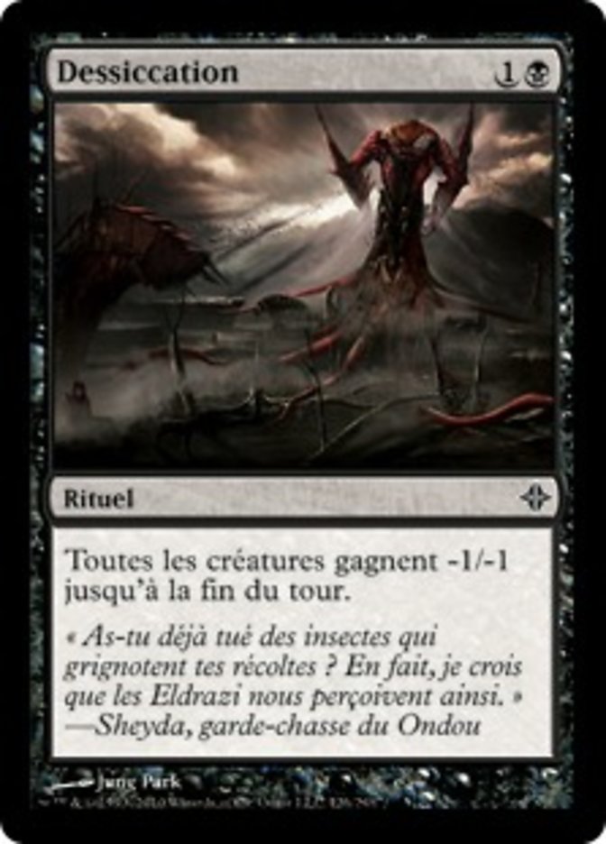 image Dessiccation