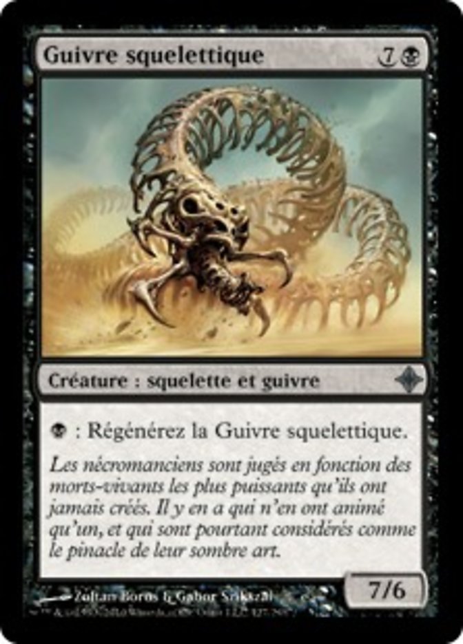 image Guivre squelettique