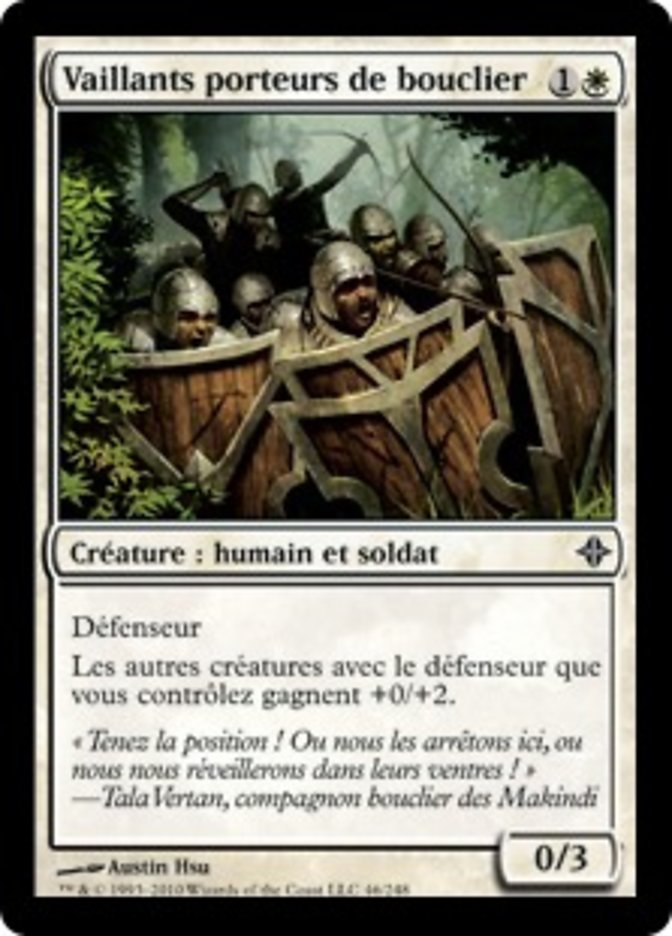 image Vaillants porteurs de bouclier
