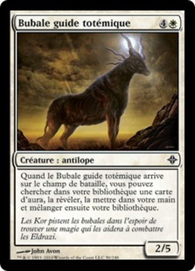 image Bubale guide totémique
