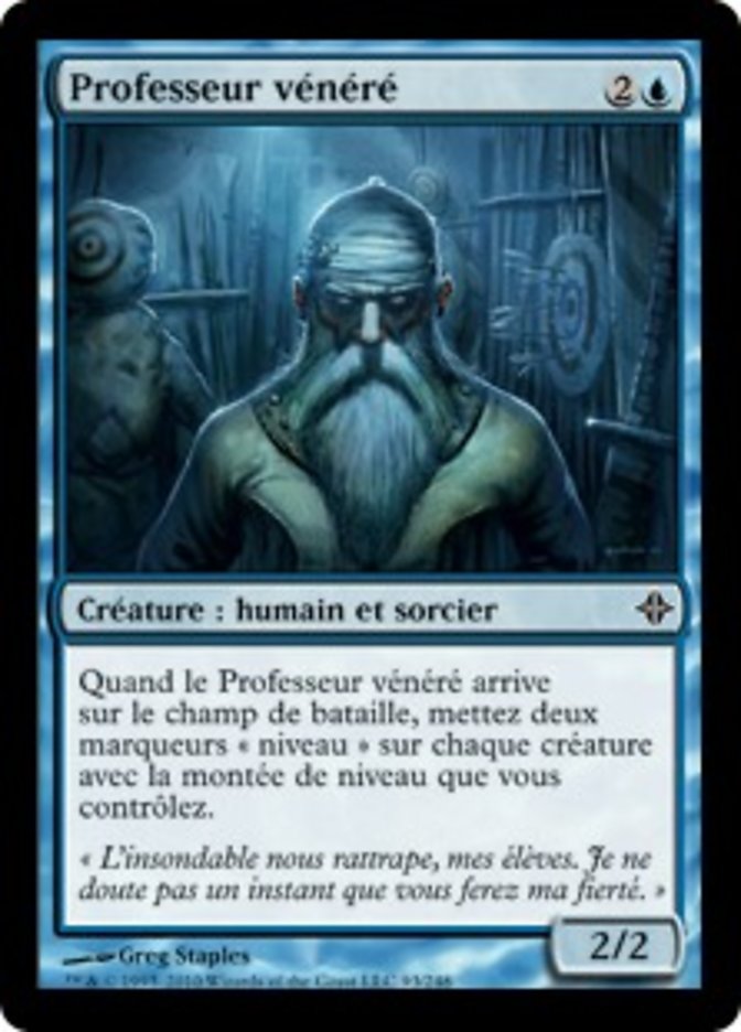 image Professeur vénéré