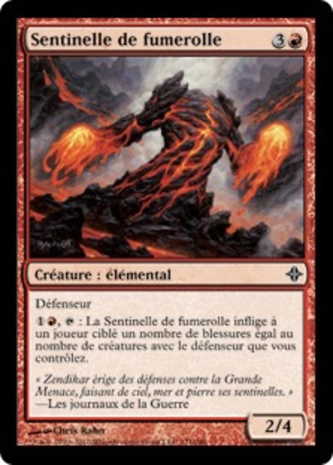 image Sentinelle de fumerolle