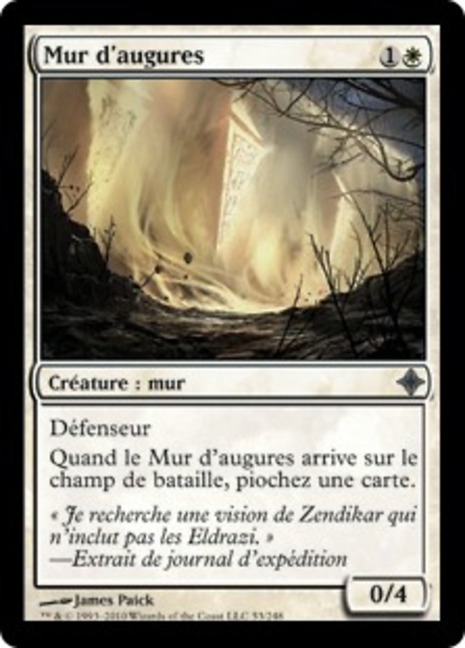image Mur d'augures