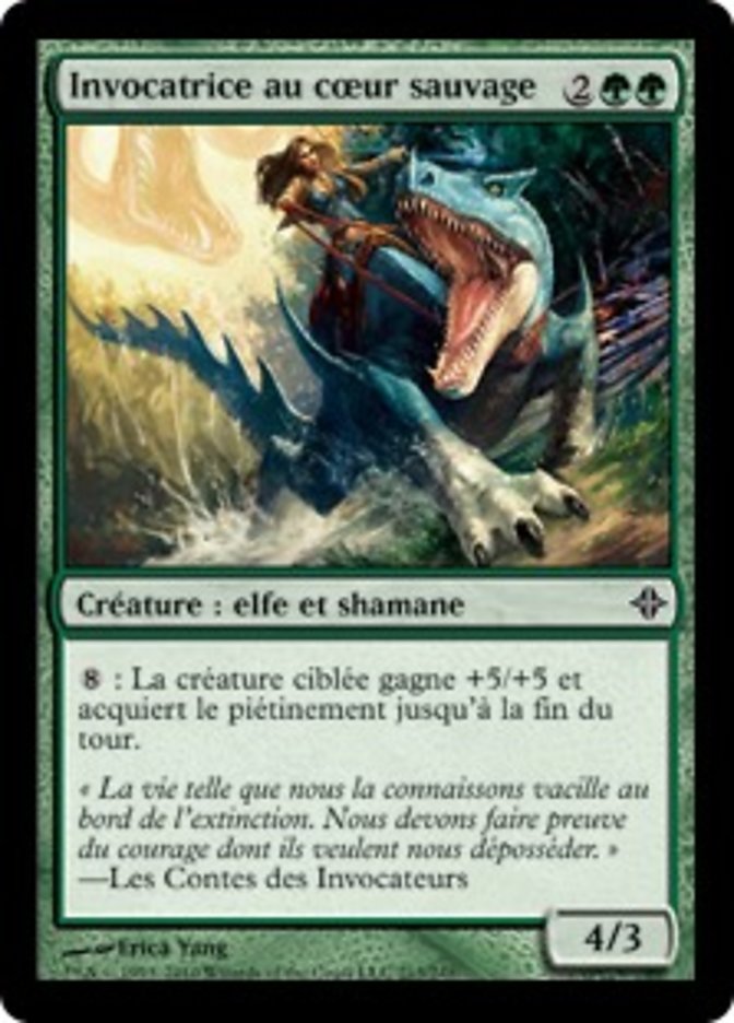 image Invocatrice au cœur sauvage