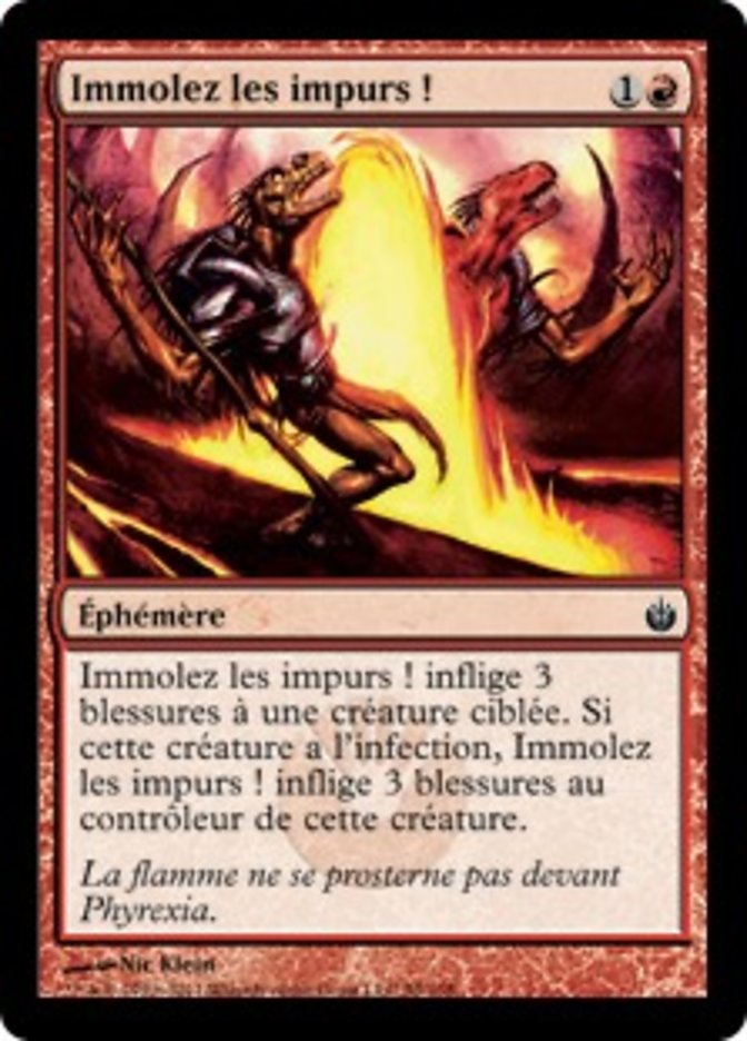 image Immolez les impurs !