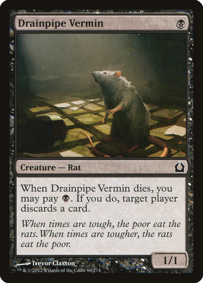image Drainpipe Vermin