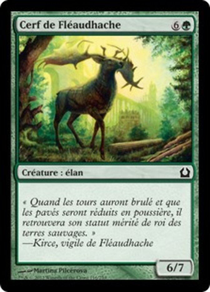 image Cerf de Fléaudhache