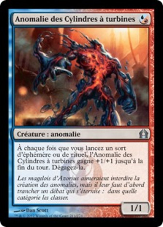 image Anomalie des Cylindres à turbines