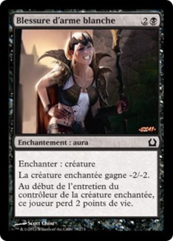 image Blessure d'arme blanche