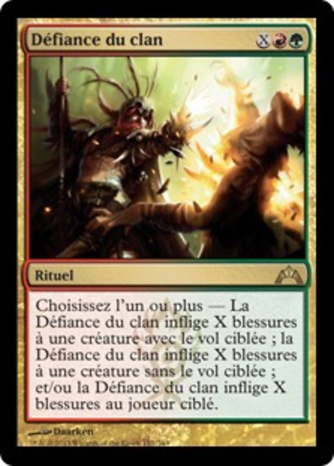 image Défiance du clan