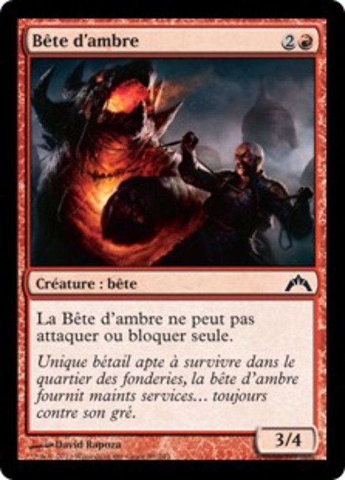 image Bête d'ambre