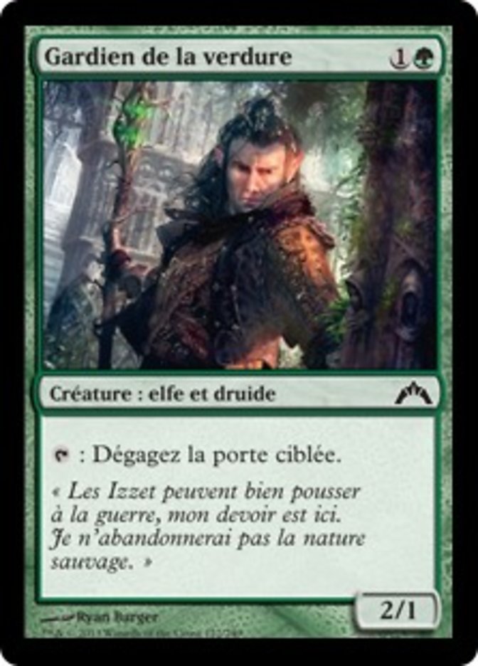 image Gardien de la verdure