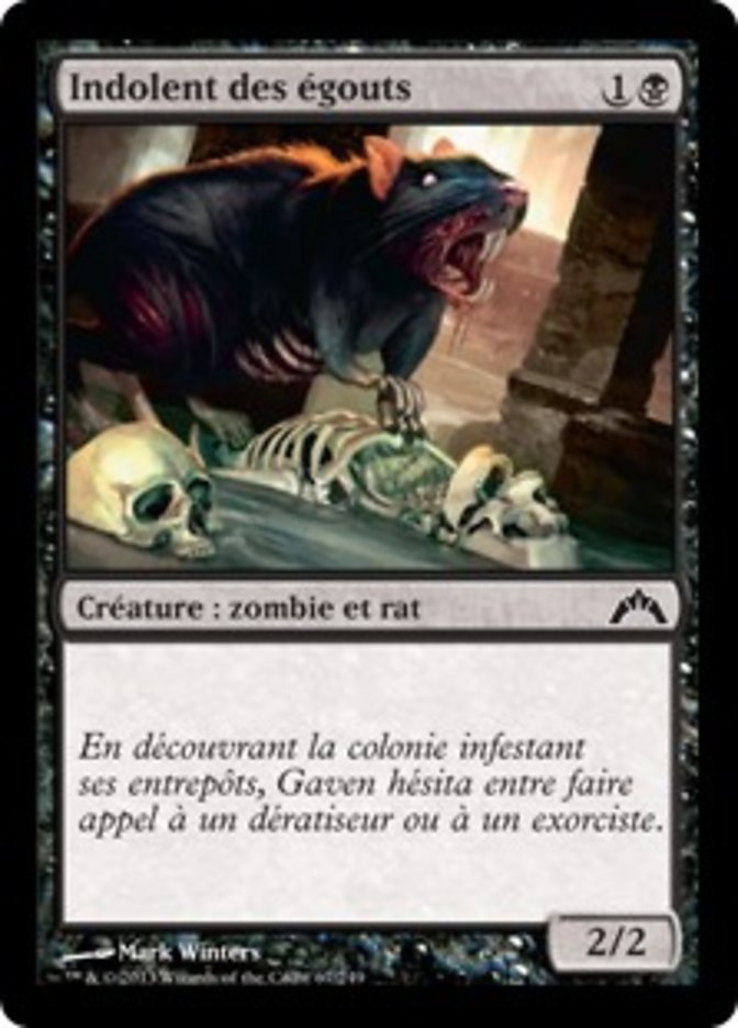 image Indolent des égouts