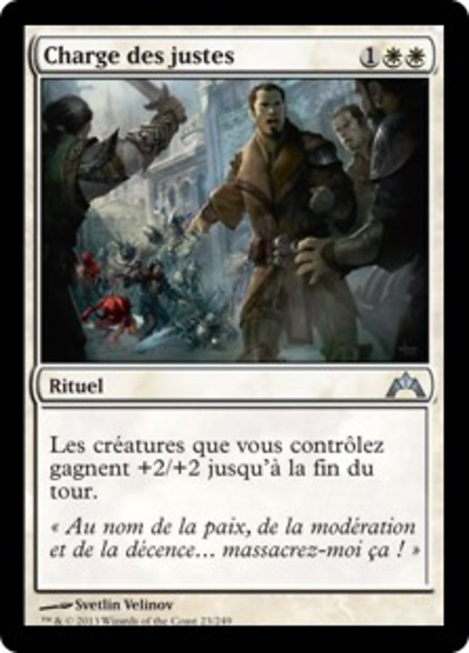 image Charge des justes