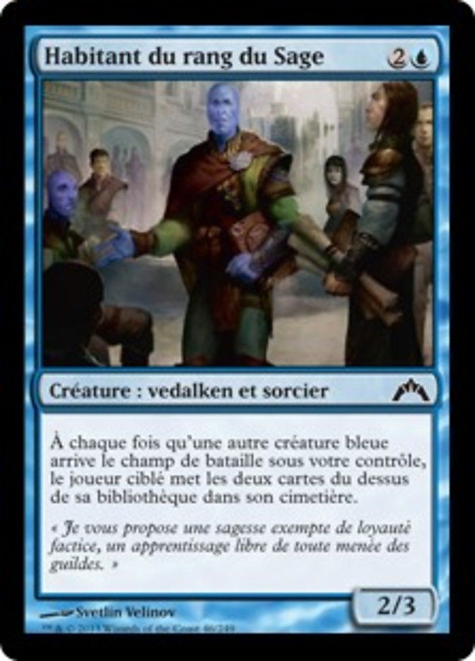 image Habitant du rang du Sage