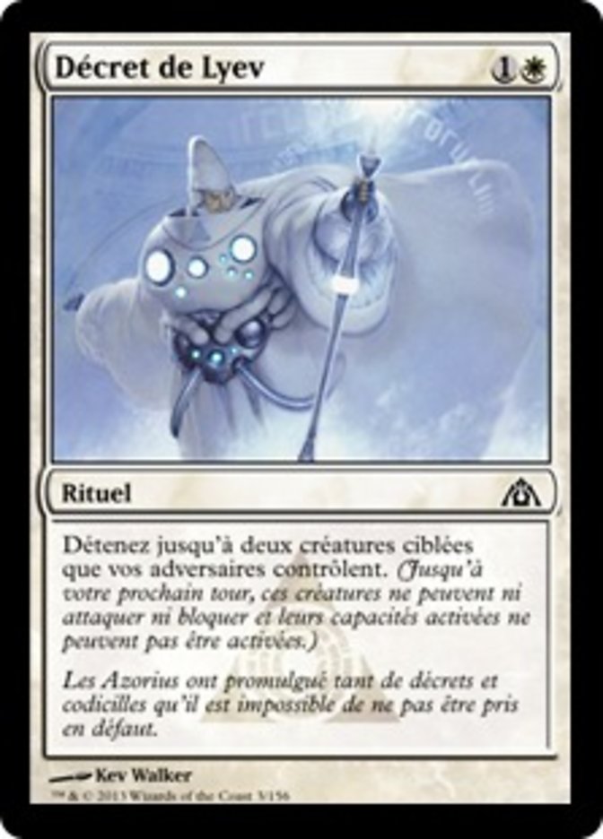 image Décret de Lyev