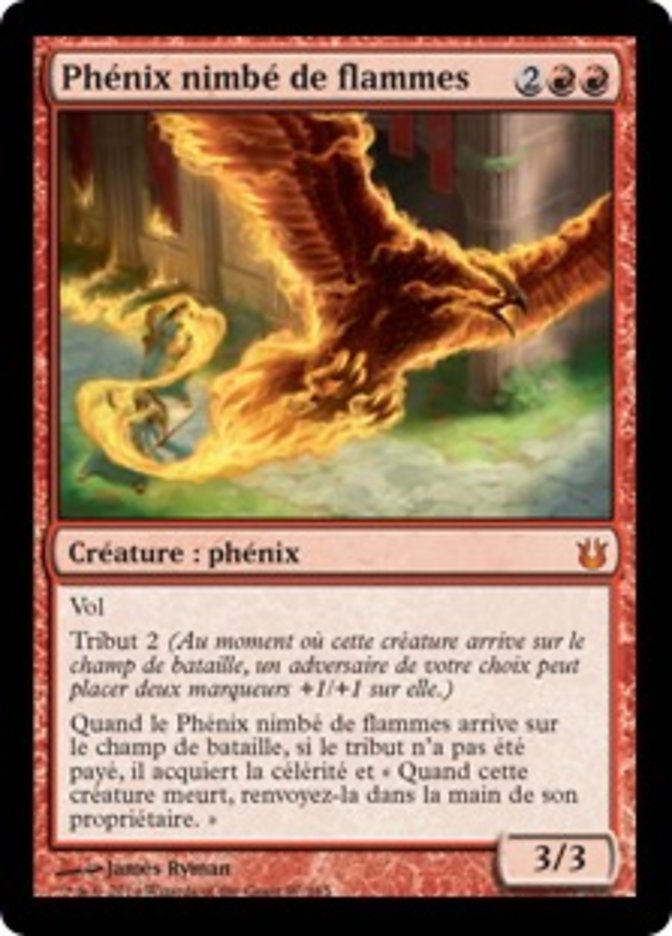 image Phénix nimbé de flammes