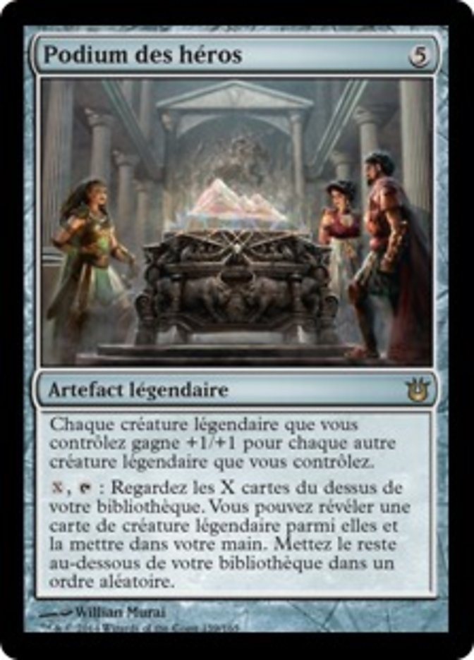image Podium des héros