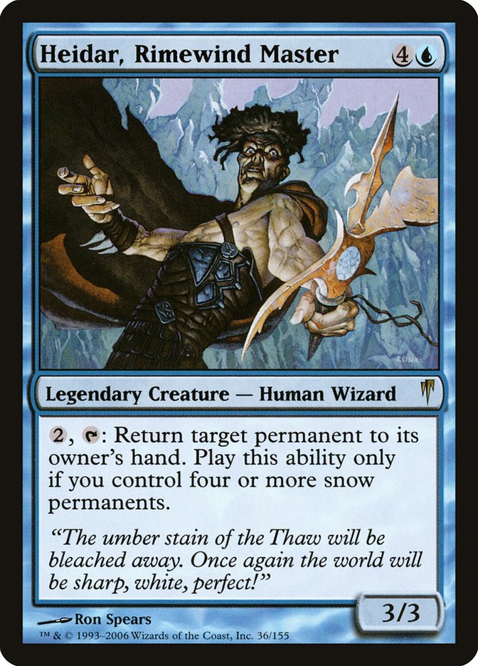image Heidar, Rimewind Master