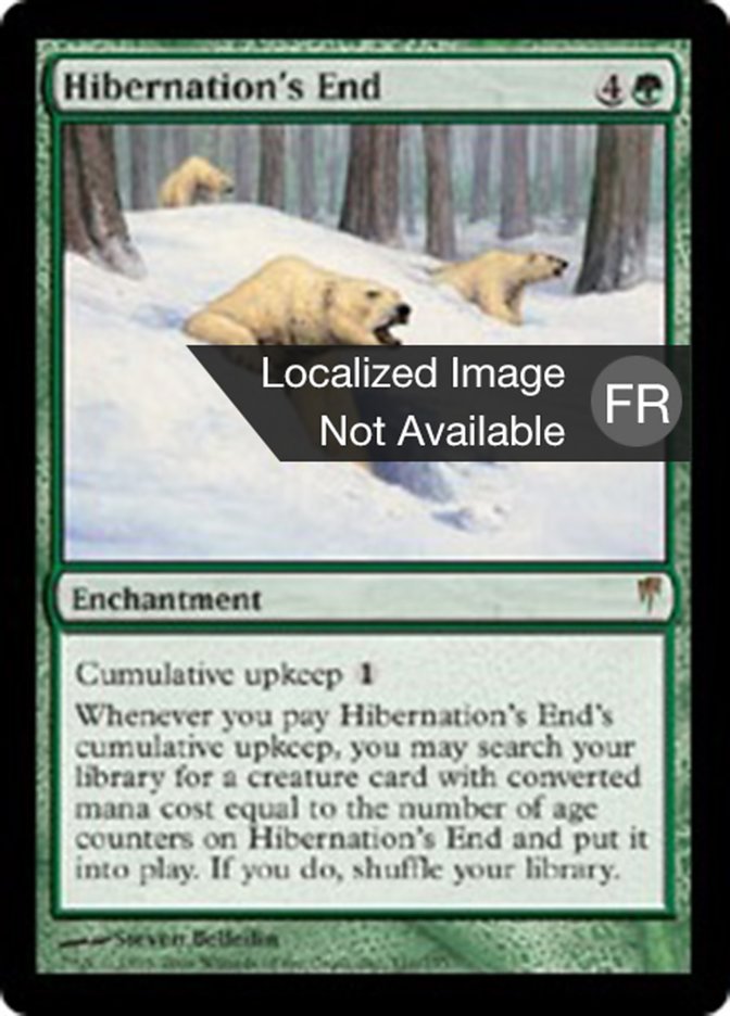image Fin de l'hibernation