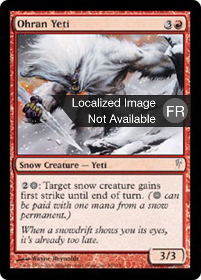 image Yeti d'Ohran