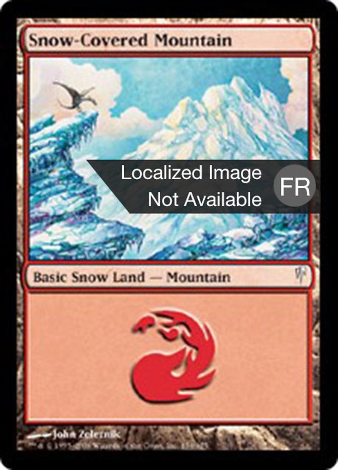 image Montagne enneigée