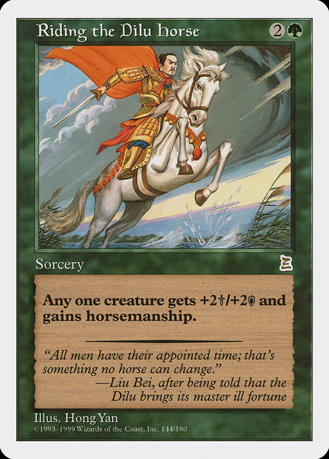 image Riding the Dilu Horse