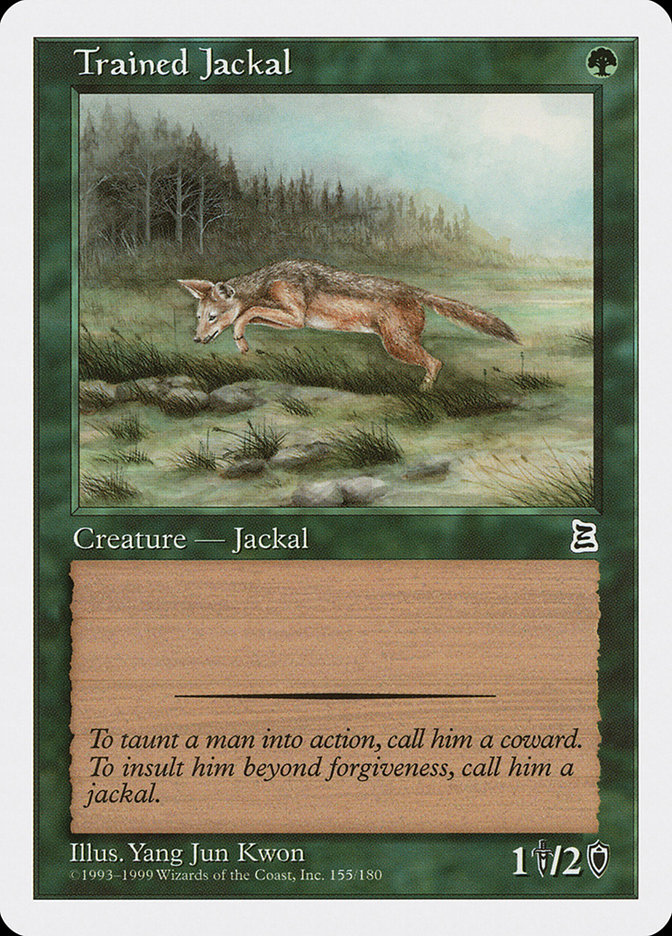 image Trained Jackal