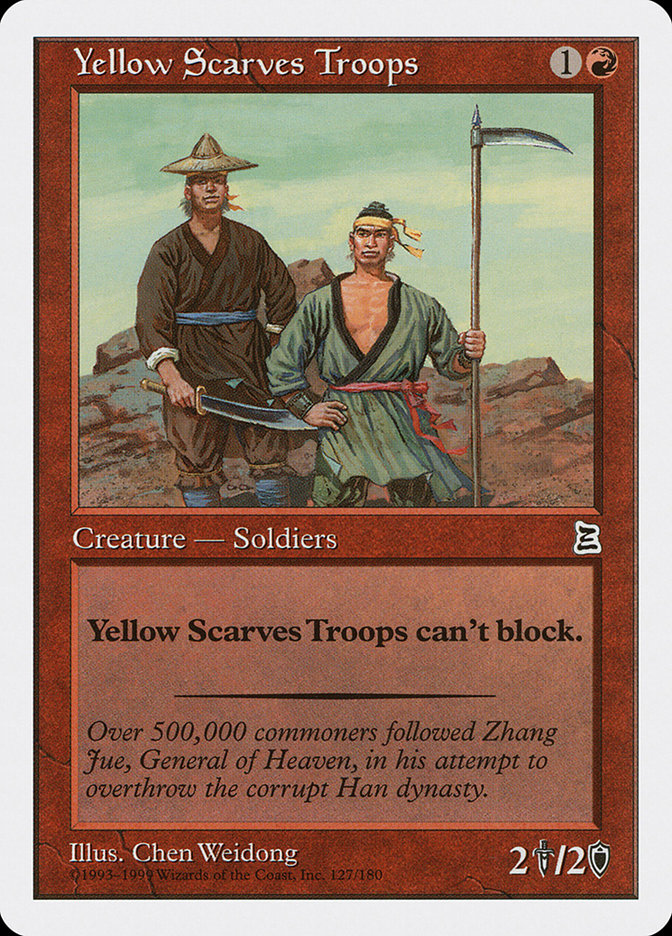 image Yellow Scarves Troops