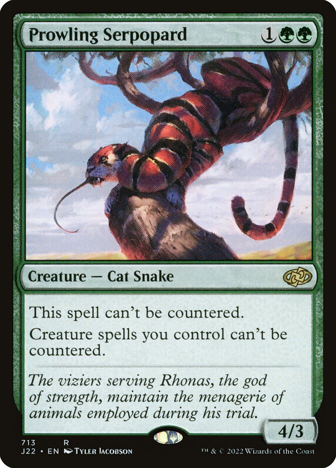 image Prowling Serpopard