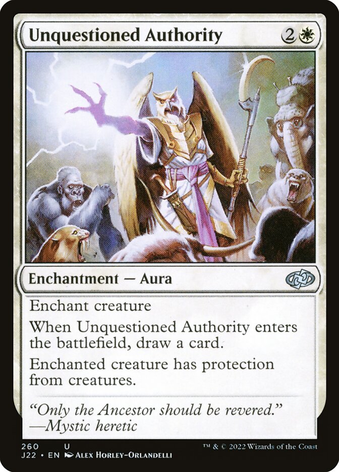 image Unquestioned Authority