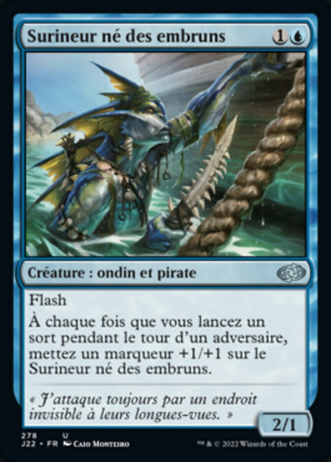image Surineur né des embruns