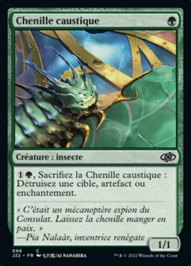 image Chenille caustique