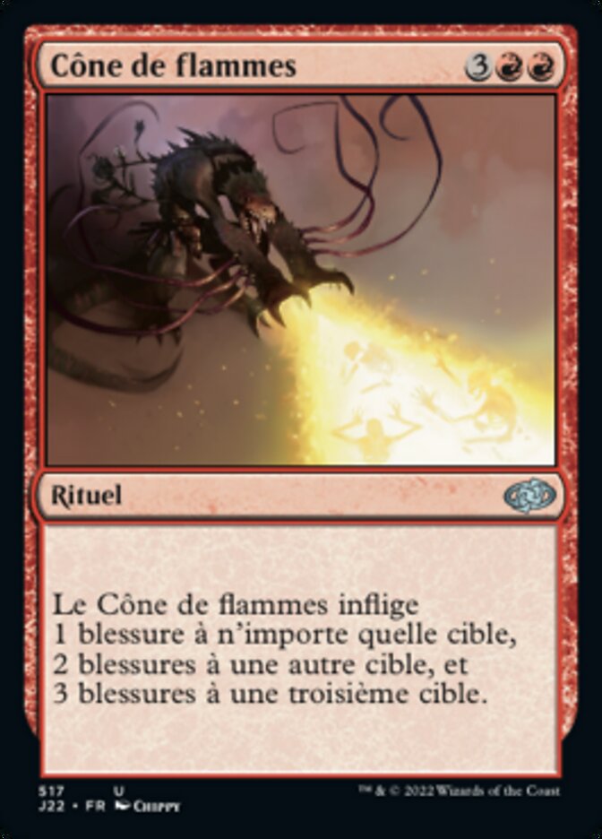 image Cône de flammes