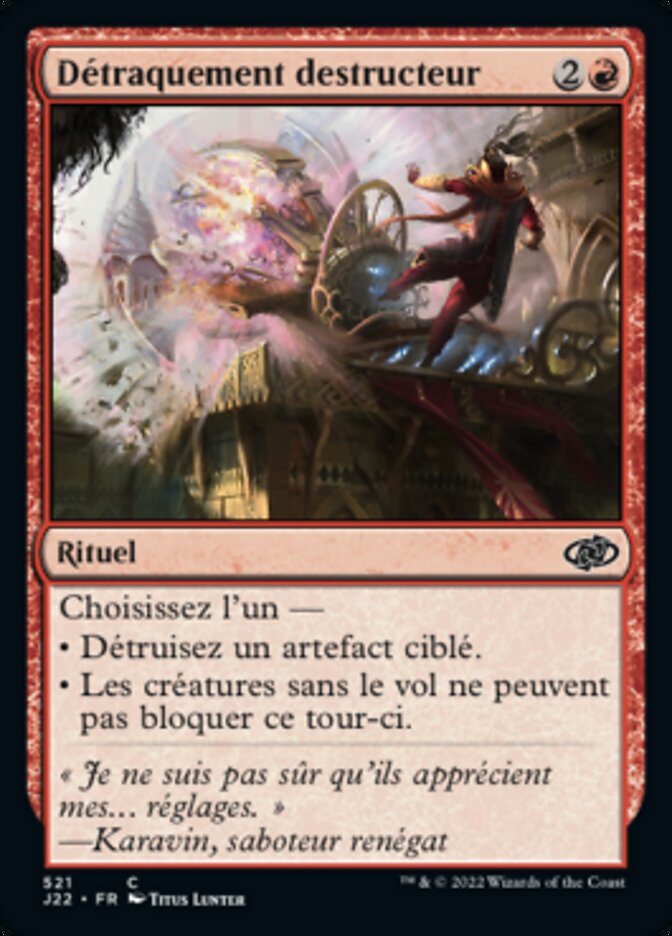 image Détraquement destructeur