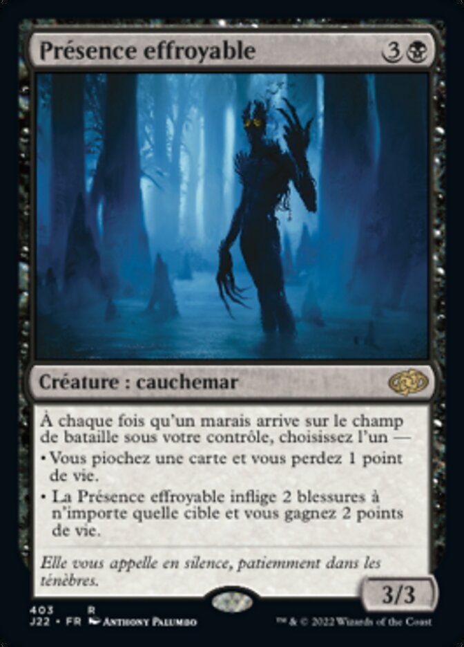 image Présence effroyable