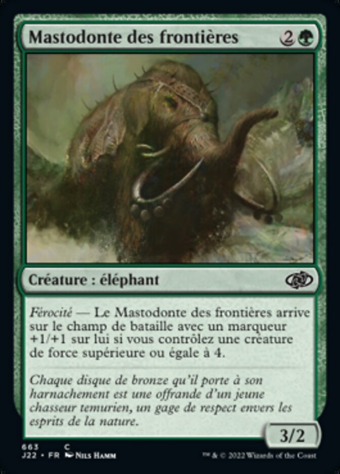 image Mastodonte des frontières