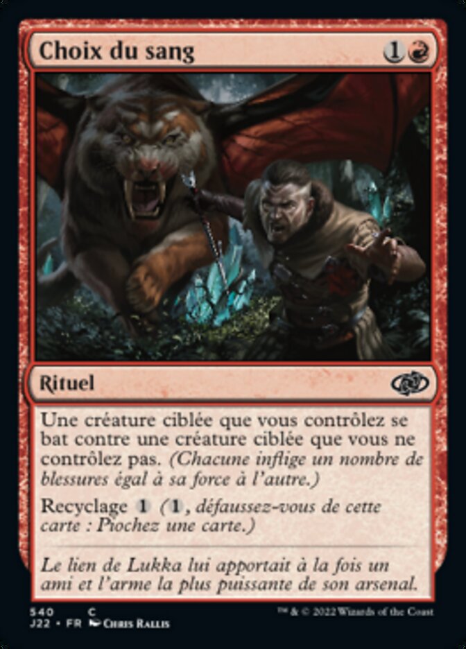 image Choix du sang